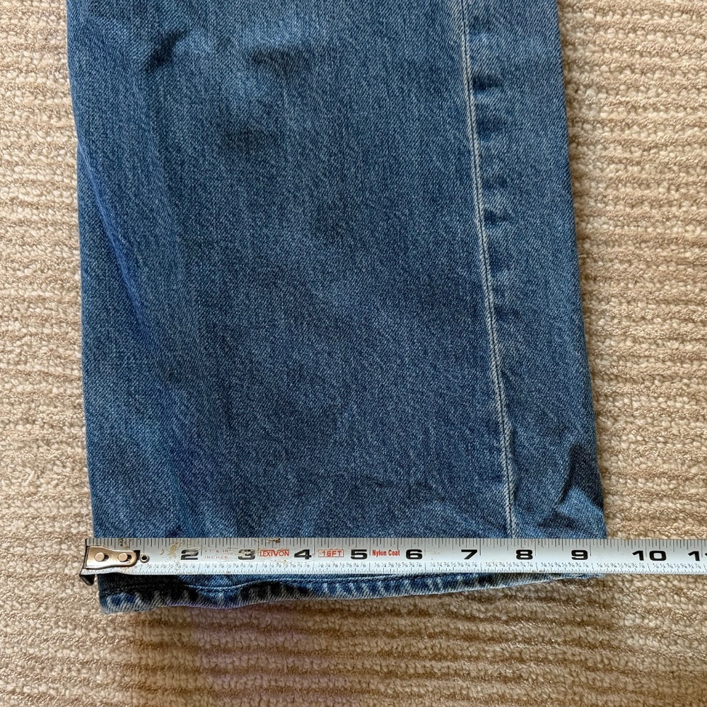 MOTHER The Patch Maven Heel Wide Leg  High Rise Jeans in Love Triangle Size 25 - Picture 8 of 12